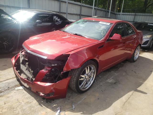 1G6DV57V580147477 - 2008 CADILLAC CTS HI FEA RED photo 2