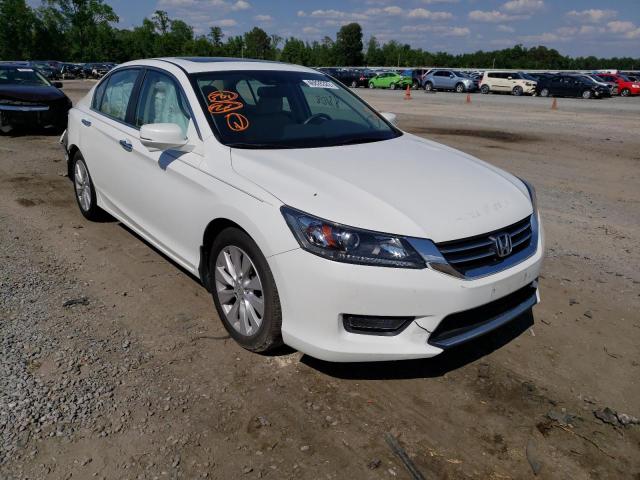 1HGCR2F84EA159554 - 2014 HONDA ACCORD EXL WHITE photo 1