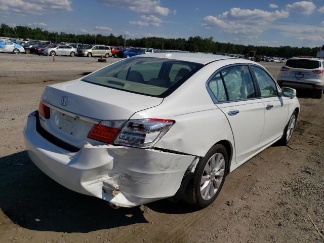 1HGCR2F84EA159554 - 2014 HONDA ACCORD EXL WHITE photo 4