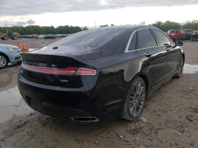 3LN6L2LUXER813568 - 2014 LINCOLN MKZ HYBRID BLACK photo 4