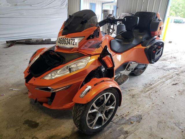 2BXNBDD24KV000828 - 2019 CAN-AM SPYDER ROA ORANGE photo 2