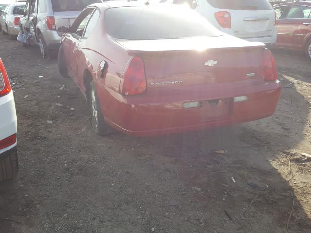 2G1WJ15K379324401 - 2007 CHEVROLET MONTE CARL 红色 照片 3