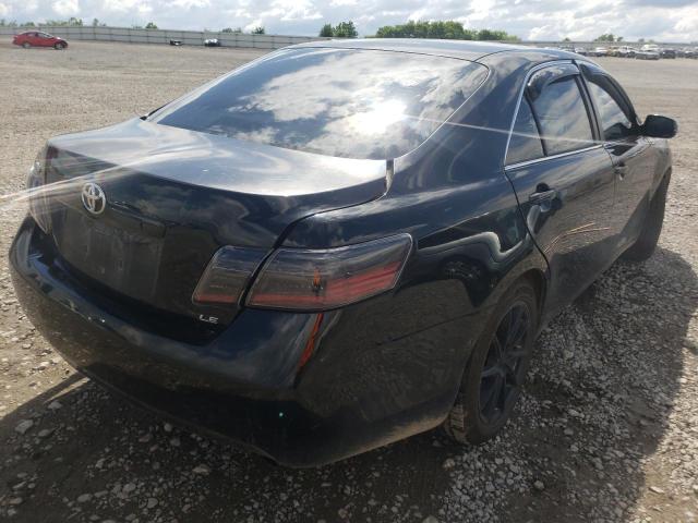 4T1BE46K47U548303 - 2007 TOYOTA CAMRY CE BLACK photo 4