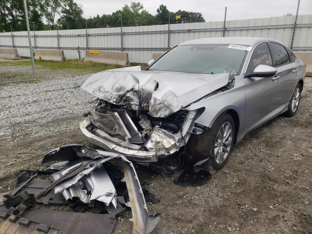 1HGCV1F12KA031849 - 2019 HONDA ACCORD LX SILVER photo 2