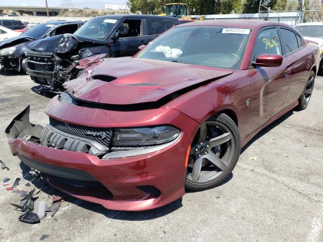 2C3CDXL94JH120910 - 2018 DODGE CHARGER SR BURGUNDY photo 2