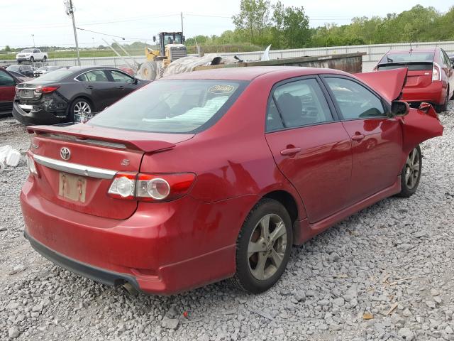 2T1BU4EE4DC115169 - 2013 TOYOTA COROLLA BASE  photo 4