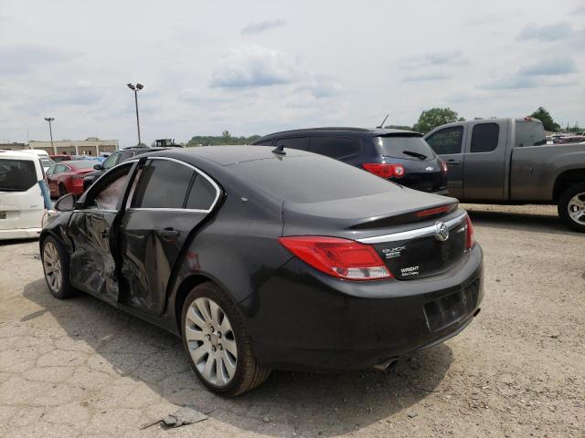 W04G05GV6B1104271 - 2011 BUICK REGAL CXL BLACK photo 3