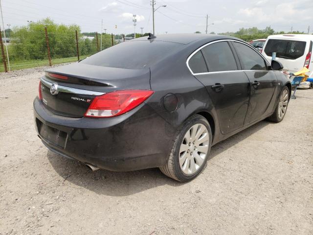 W04G05GV6B1104271 - 2011 BUICK REGAL CXL BLACK photo 4