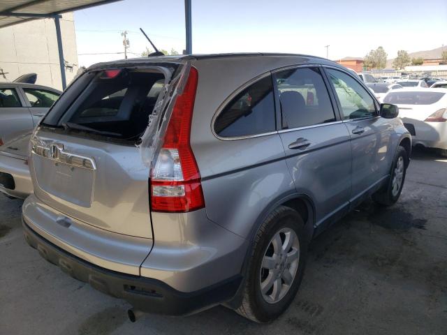 JHLRE38758C051728 - 2008 HONDA CR-V EXL SILVER photo 4