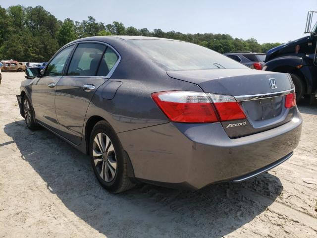 1HGCR2F30FA136116 - 2015 HONDA ACCORD LX GRAY photo 3