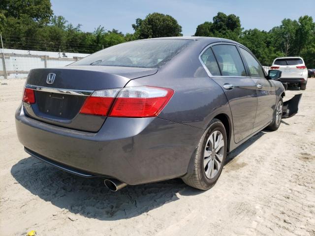 1HGCR2F30FA136116 - 2015 HONDA ACCORD LX GRAY photo 4