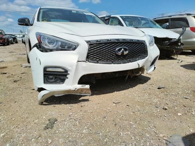 JN1BV7ARXFM415704 - 2015 INFINITI Q50 BASE WHITE photo 9