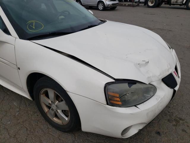 2G2WP552561296552 - 2006 PONTIAC GRAND PRIX WHITE photo 9