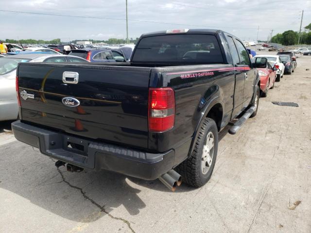 1FTRX12586FA65556 - 2006 FORD F150 BLACK photo 4