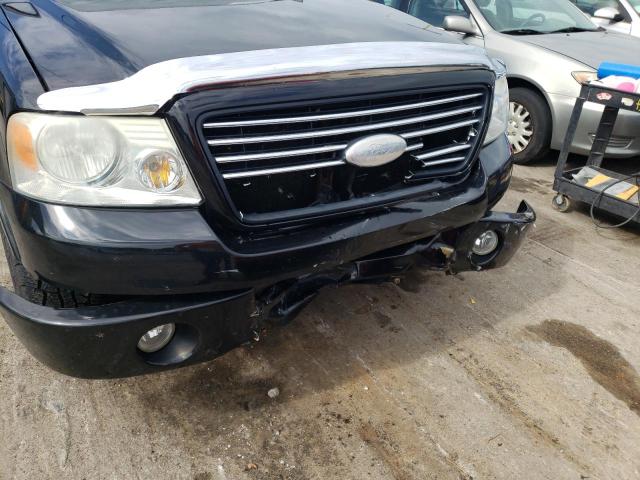 1FTRX12586FA65556 - 2006 FORD F150 BLACK photo 9