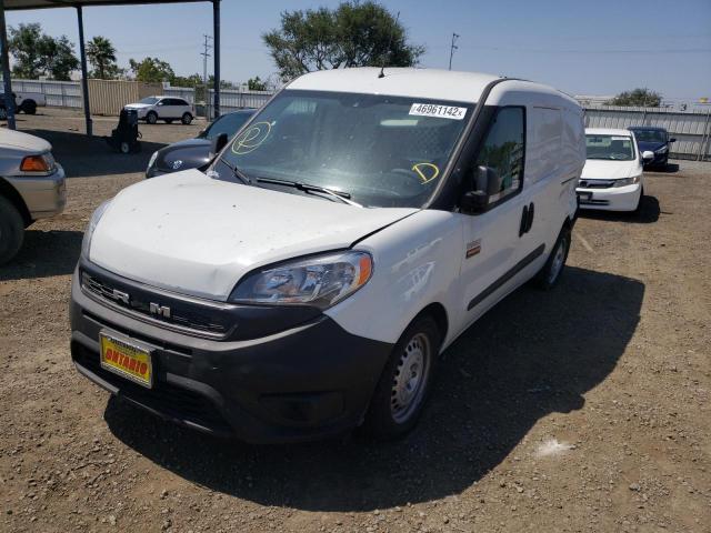 ZFBHRFAB7M6V35456 - 2021 RAM PROMASTER WHITE photo 2