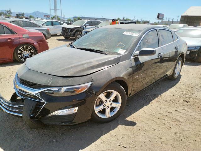 1G1ZB5ST6KF189882 - 2019 CHEVROLET MALIBU LS BLACK photo 2