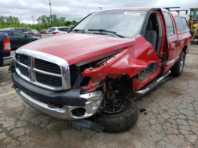 3D7KS28D36G205070 - 2006 DODGE RAM 2500 S წითელი ფოტო 2
