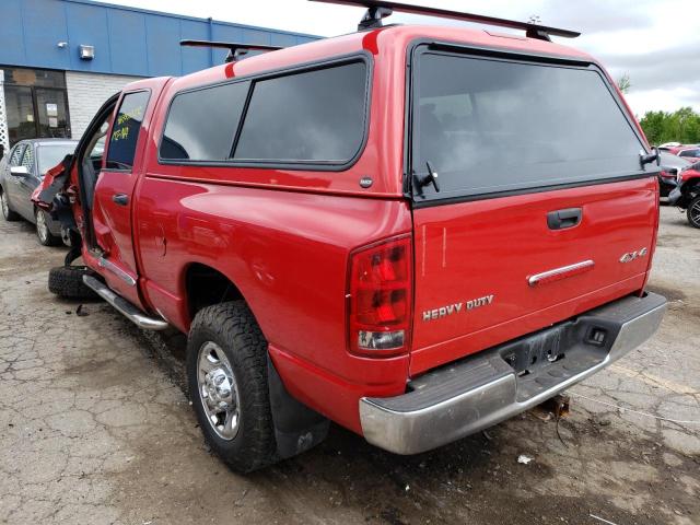 3D7KS28D36G205070 - 2006 DODGE RAM 2500 S წითელი ფოტო 3