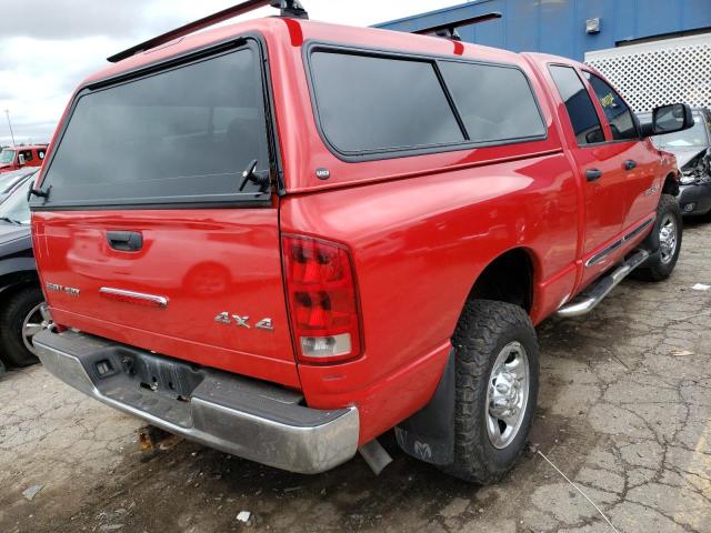 3D7KS28D36G205070 - 2006 DODGE RAM 2500 S წითელი ფოტო 4