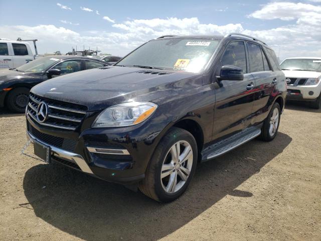 4JGDA5HB6FA614633 - 2015 MERCEDES-BENZ ML 350 4MA BLACK photo 2