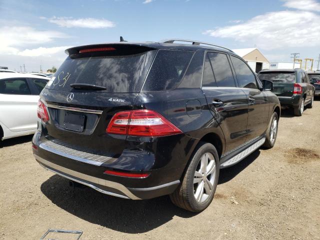 4JGDA5HB6FA614633 - 2015 MERCEDES-BENZ ML 350 4MA BLACK photo 4