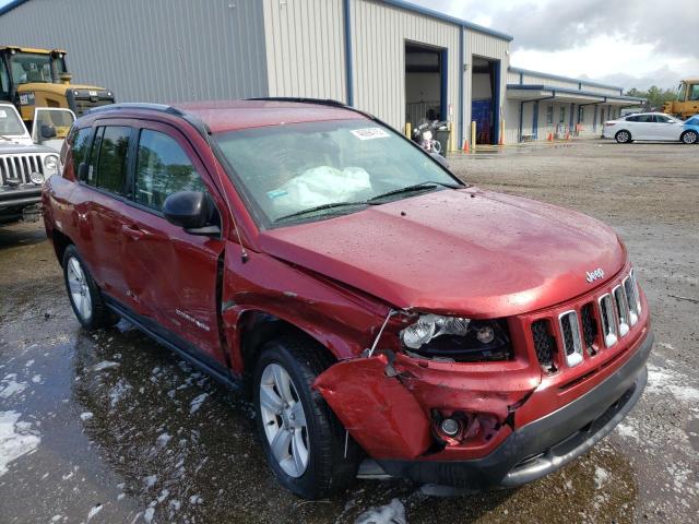 1C4NJCBA6HD186450 - 2017 JEEP COMPASS SP RED photo 1