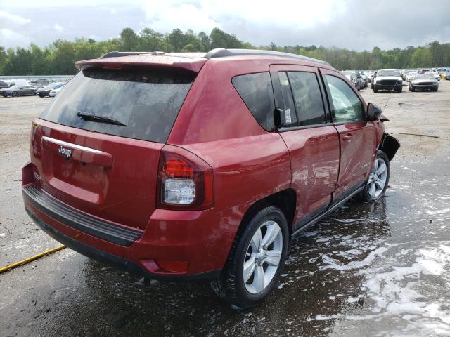 1C4NJCBA6HD186450 - 2017 JEEP COMPASS SP RED photo 4