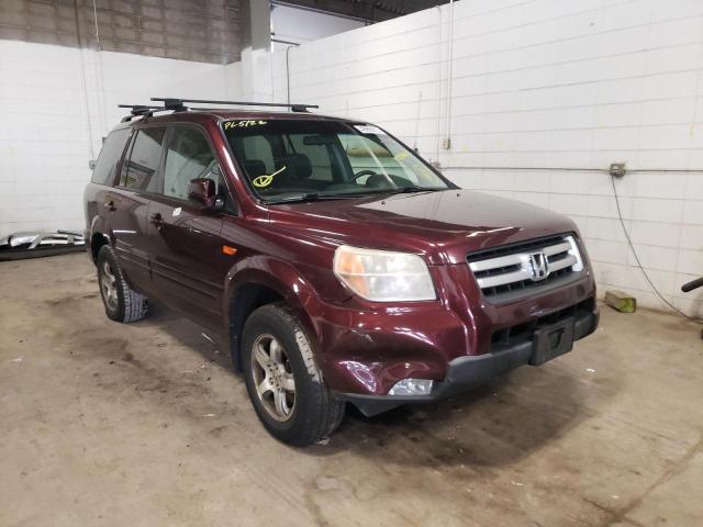 5FNYF18338B049552 - 2008 HONDA PILOT MAROON photo 1