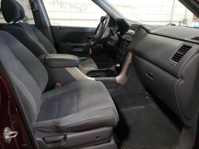 5FNYF18338B049552 - 2008 HONDA PILOT MAROON photo 5