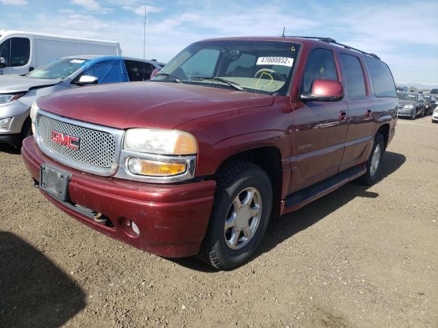 1GKFK66U62J218687 - 2002 GMC DENALI XL RED photo 2