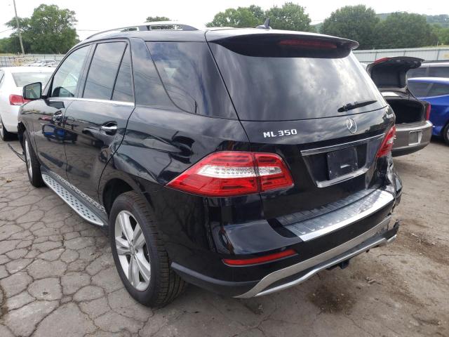 4JGDA5HBXFA615686 - 2015 MERCEDES-BENZ ML 350 4MA BLACK photo 3