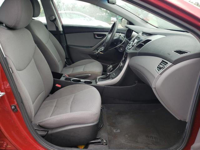 5NPDH4AE9EH533194 - 2014 HYUNDAI ELANTRA BURGUNDY photo 5