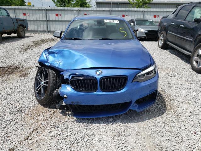 WBA2J5C59JVC07422 - 2018 BMW M240I BLUE photo 9