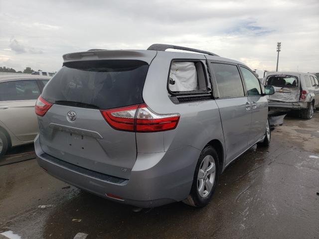 5TDKK3DC6GS694130 - 2016 TOYOTA SIENNA LE SILVER photo 4