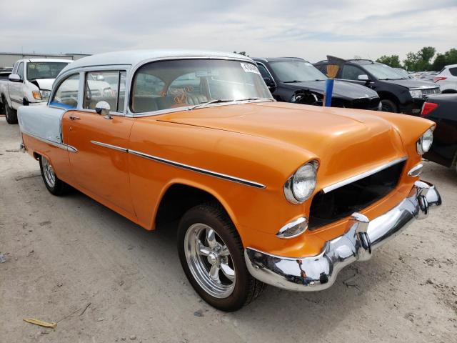 BVB55S224125 - 1955 CHEVROLET BEL AIR ORANGE photo 1