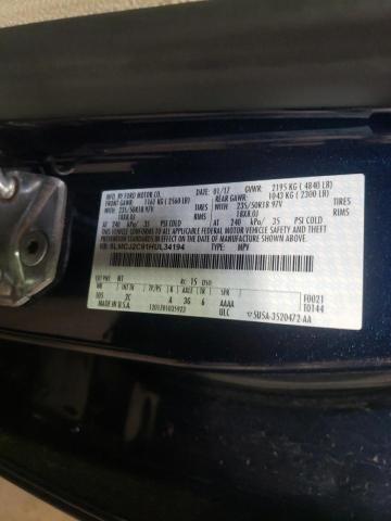 5LMCJ2C91HUL34194 - 2017 LINCOLN MKC SELECT 蓝色 照片 10