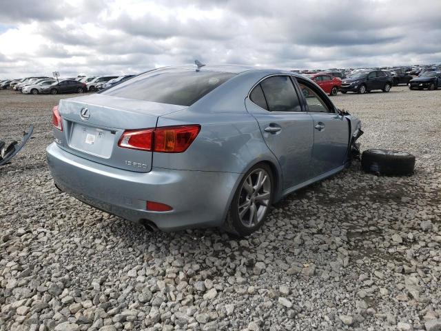 JTHBK262095091910 - 2009 LEXUS IS 250 BLUE photo 4