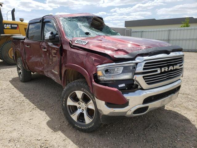 1C6SRFJT8KN710805 - 2019 RAM 1500 LARAM MAROON photo 1