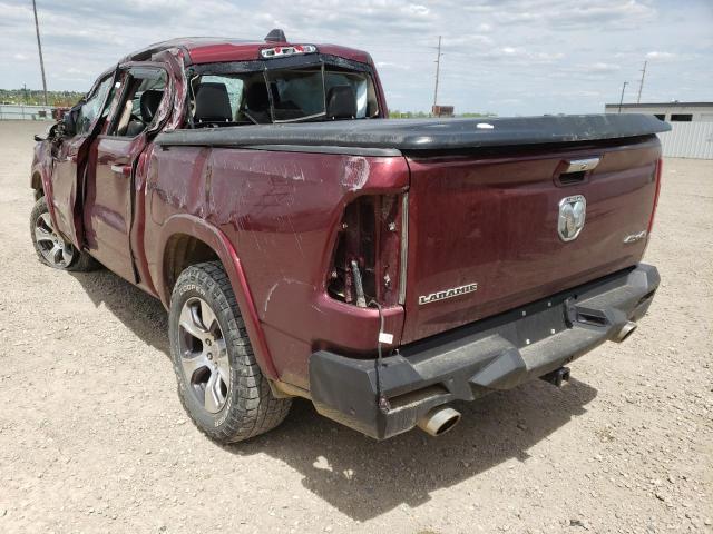 1C6SRFJT8KN710805 - 2019 RAM 1500 LARAM MAROON photo 3