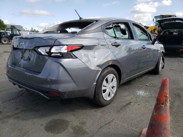 3N1CN8DV7ML850870 - 2021 NISSAN VERSA S GRAY photo 4