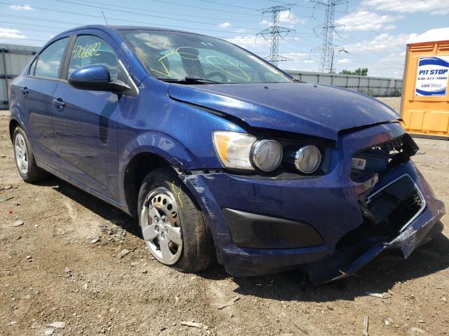 1G1JB5SG5D4137786 - 2013 CHEVROLET SONIC LS BLUE photo 1