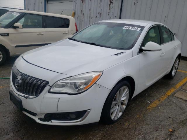 2G4GK5EX8F9174369 - 2015 BUICK REGAL WHITE photo 2