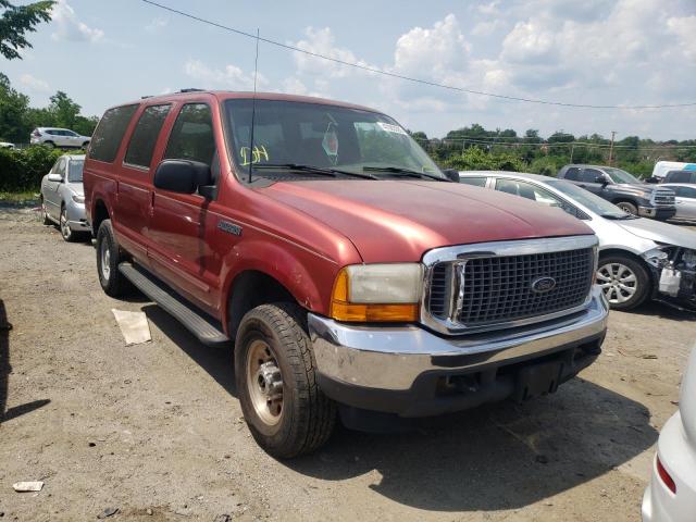 1FMNU41S1YEB87115 - 2000 FORD EXCURSION RED photo 1
