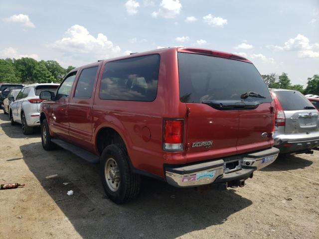 1FMNU41S1YEB87115 - 2000 FORD EXCURSION RED photo 3