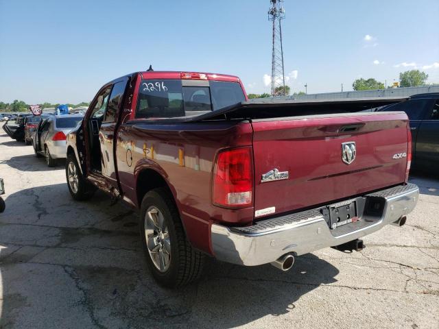 1C6RR7GT0JS128015 - 2018 RAM 1500 SLT BURGUNDY photo 3