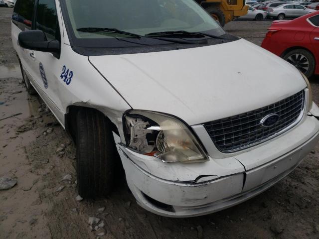 2FMZA58296BA10925 - 2006 FORD FREESTAR L WHITE photo 9