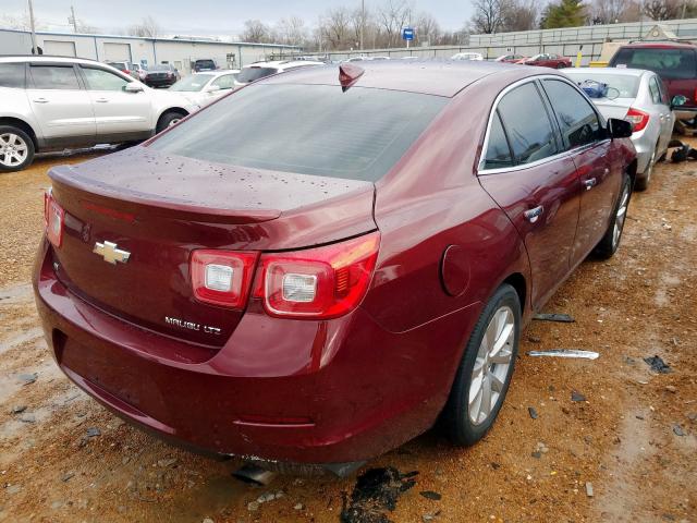 1G11F5SL3FF300699 - 2015 CHEVROLET MALIBU LTZ მუქწითელი ფოტო 4
