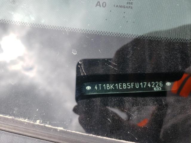 4T1BK1EB5FU174226 - 2015 TOYOTA AVALON XLE BURGUNDY photo 10