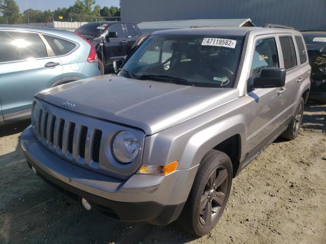 1C4NJPFA3ED853648 - 2014 JEEP PATRIOT LA GRAY photo 2